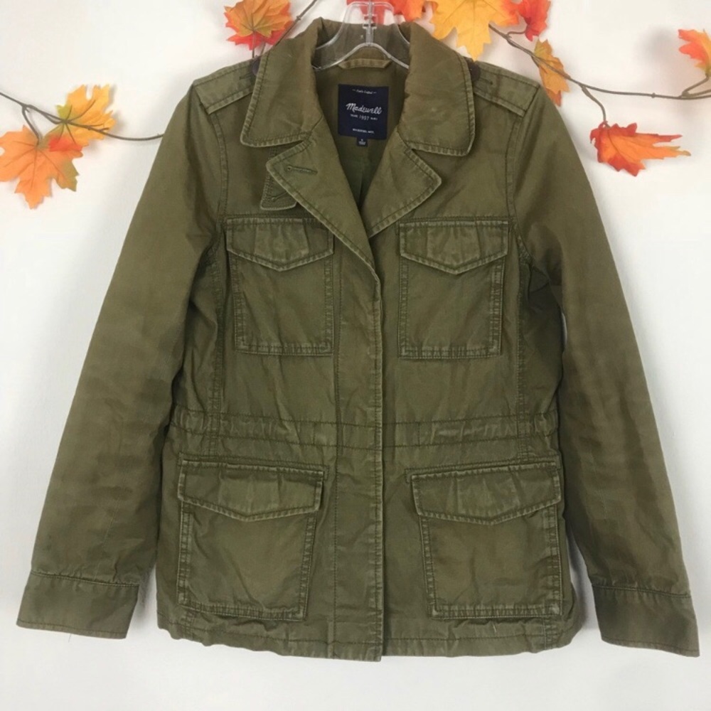 Madewell All-Wearger Outbound Cargo Jacket Green